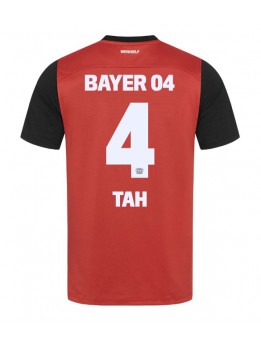 Billige Bayer Leverkusen Jonathan Tah #4 Hjemmedrakt 2024-25 Kortermet